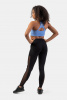 Ne Black Mesh Design Leggings “Breathe” 401