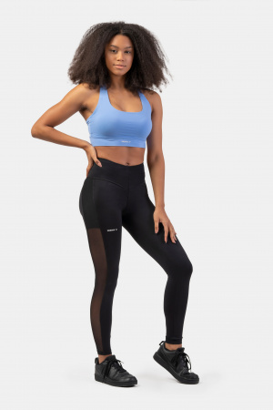 Ne Black Mesh Design Leggings “Breathe” 401