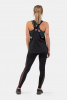 Ne Black Mesh Design Leggings “Breathe” 401