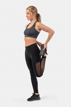 Ne Black Mesh Design Leggings “Breathe” 401